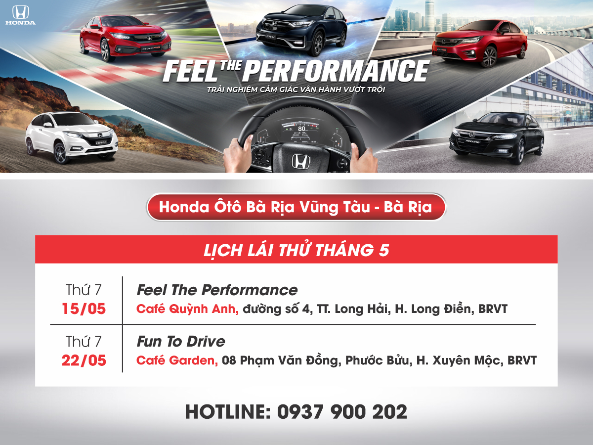 Chương trình lái demo xe pháo Tháng 32022 Honda Ôtô Cộng Hòa #18 Chương trình lái demo xe pháo Tháng 32022 Honda Ôtô Cộng Hòa